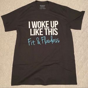 Gildan 'I woke up like this' t-shirt